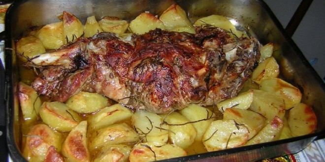 agnello con patate